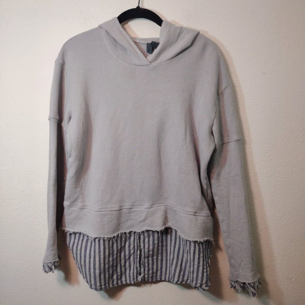 Anthro Left of Center Jenna Layered Hoodie XS